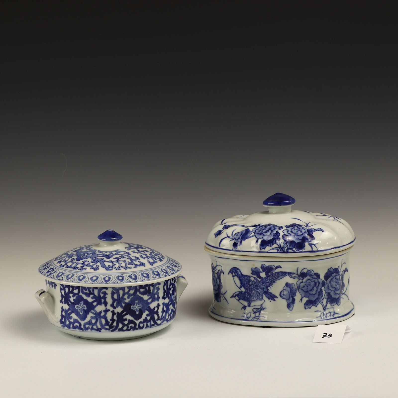 Two Chinese lidded dishes (1 of 2)