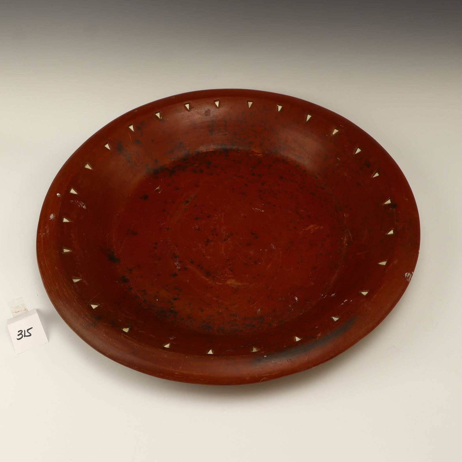 Heavy large terracotta platter/bowl (1 of 2)