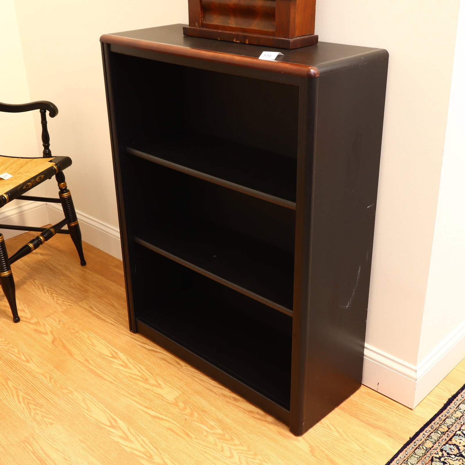 Black Book Shelf: Black Book Shelf length 30 inches, 39 inches tall, 11 inches depth