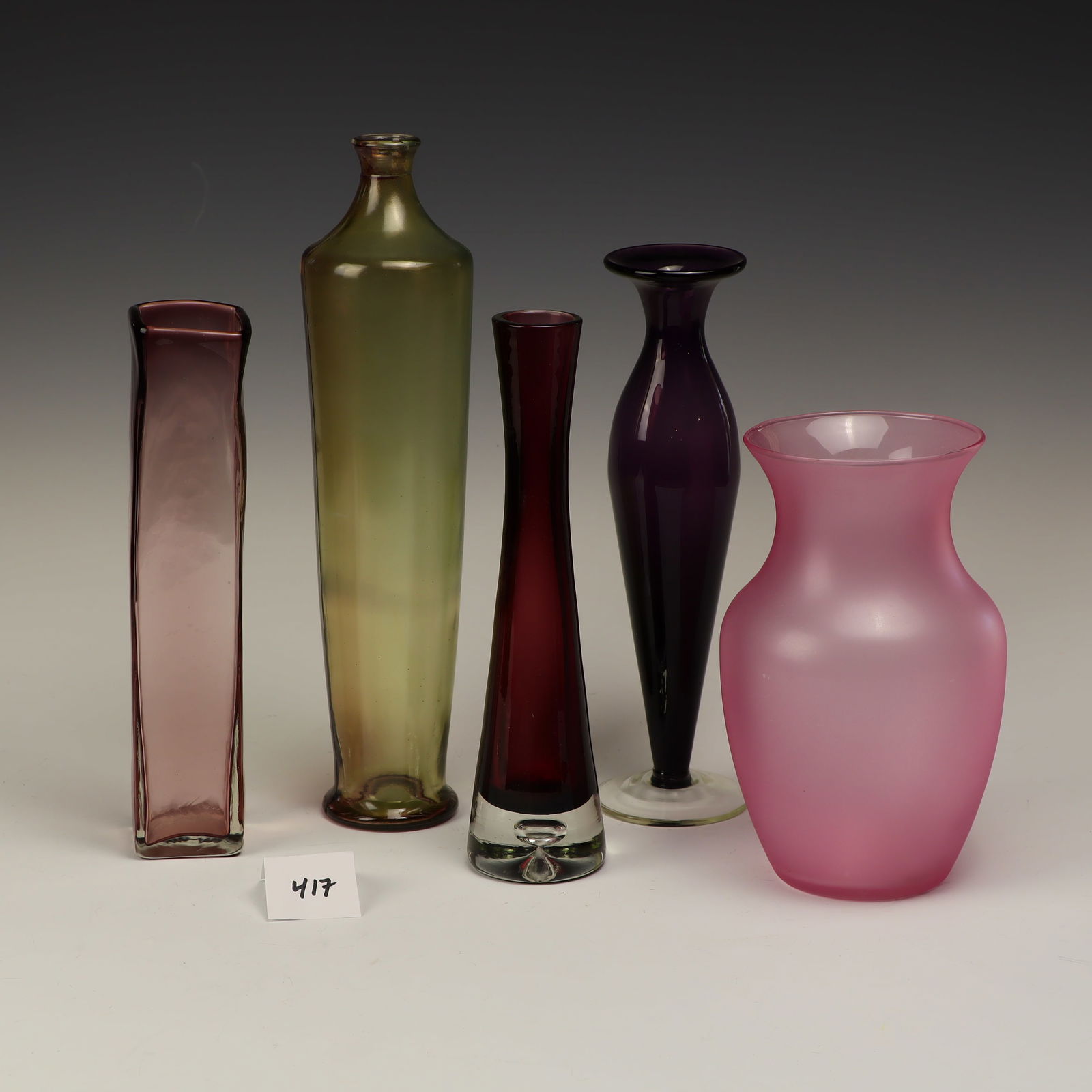 Lot of five vases (1 of 2)