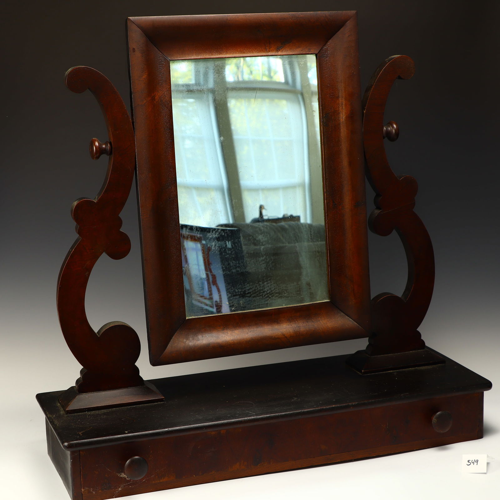 Antique Gentlemanâ€™s shaving mirror (1 of 3)