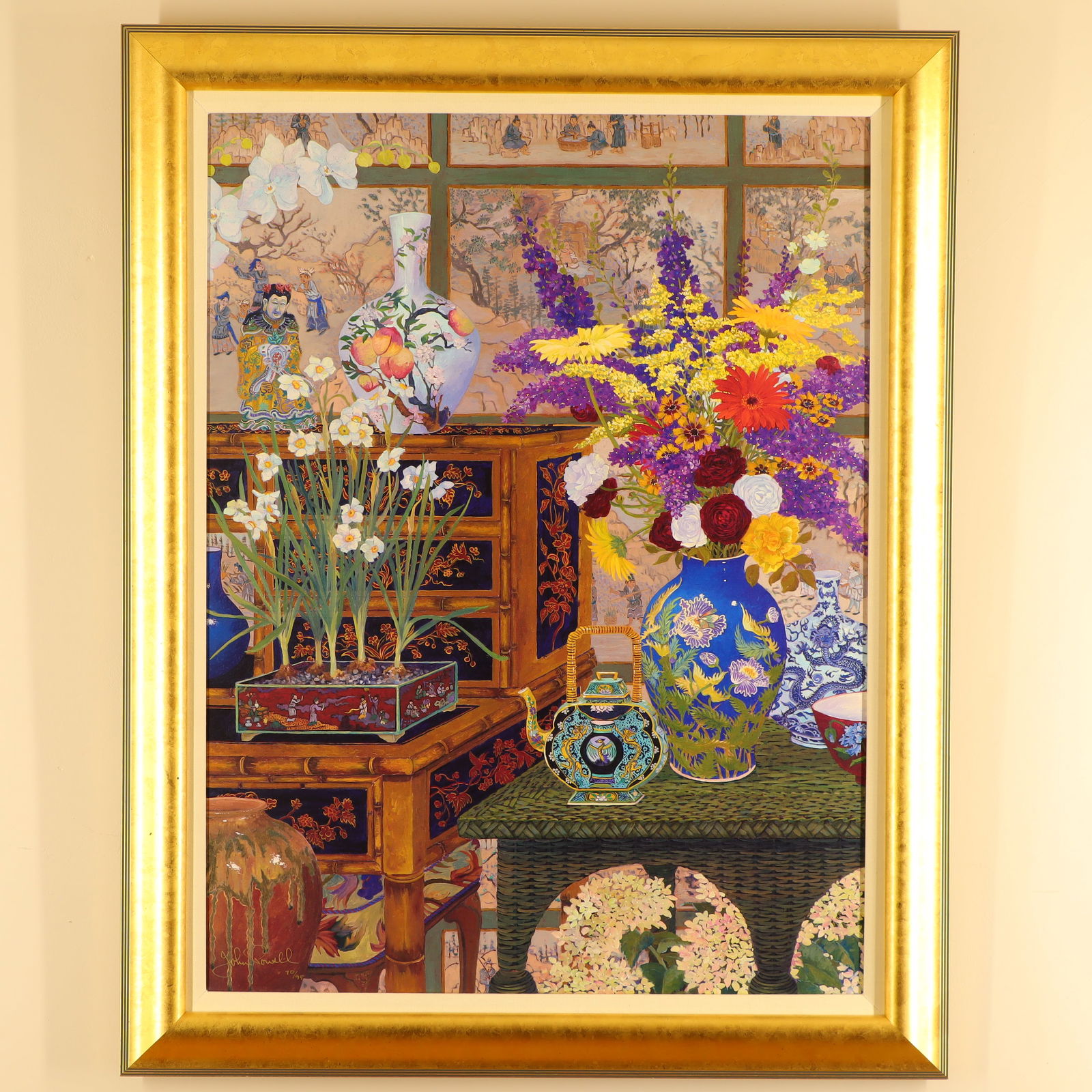 Signed and numbered print on canvas by John Powell (1 of 2)