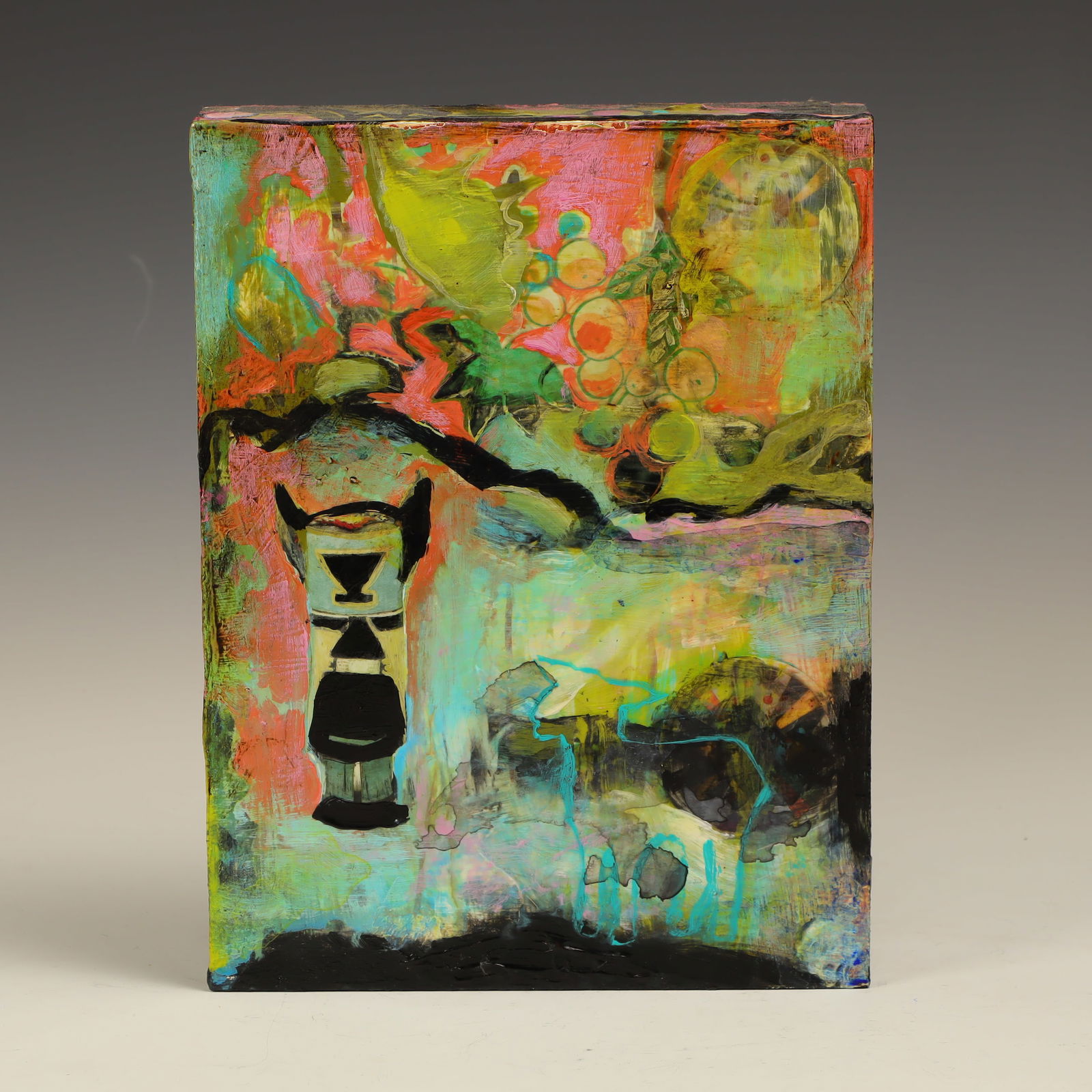 Kristen T. Woodward titled Shaken In The Glass original painting (1 of 3)