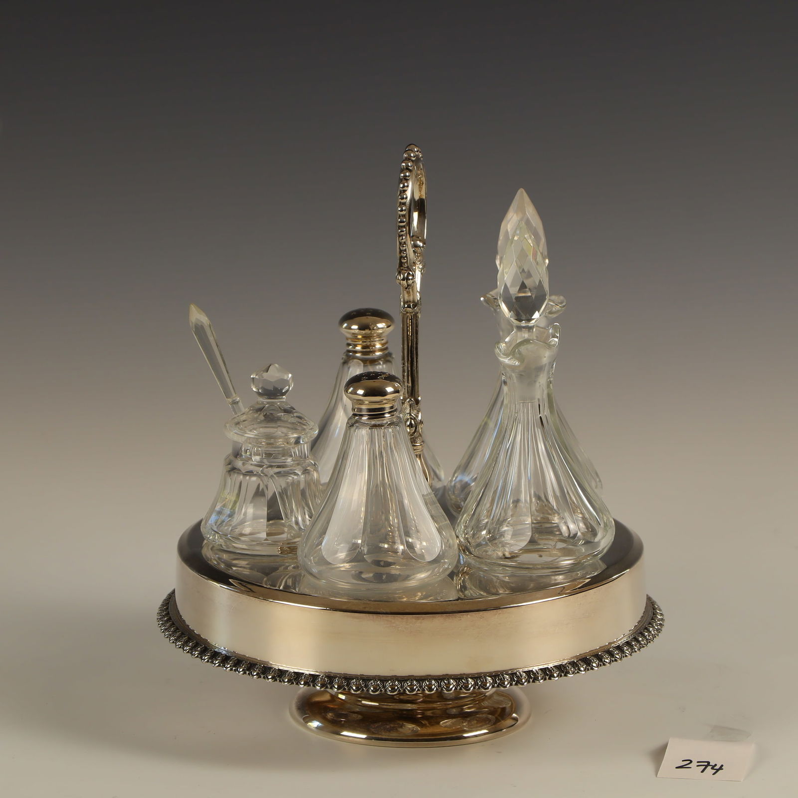 Vintage cruet set by International Silver Co (1 of 2)