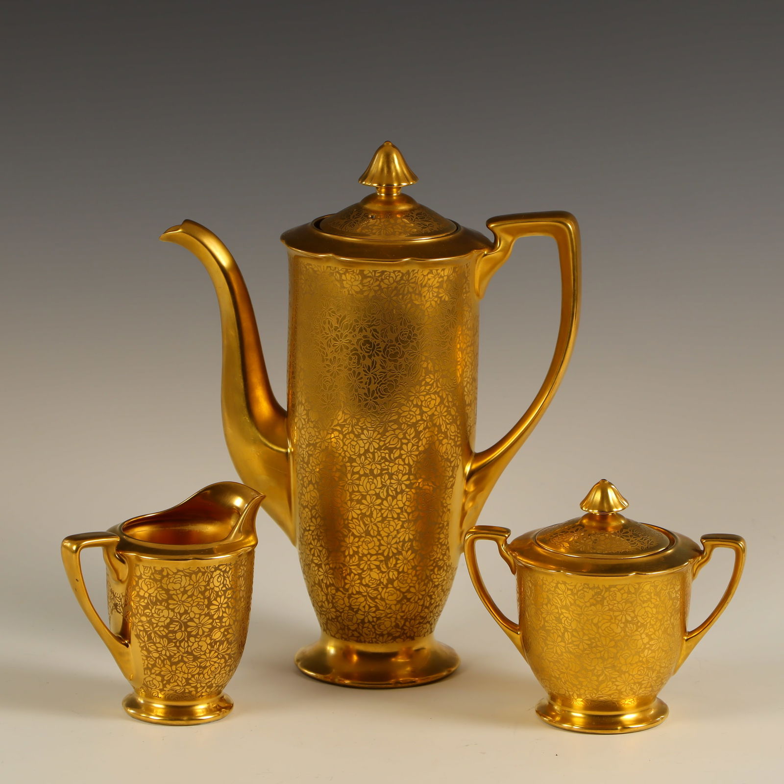 Vintage Pickard gold tea/coffee service set (1 of 2)