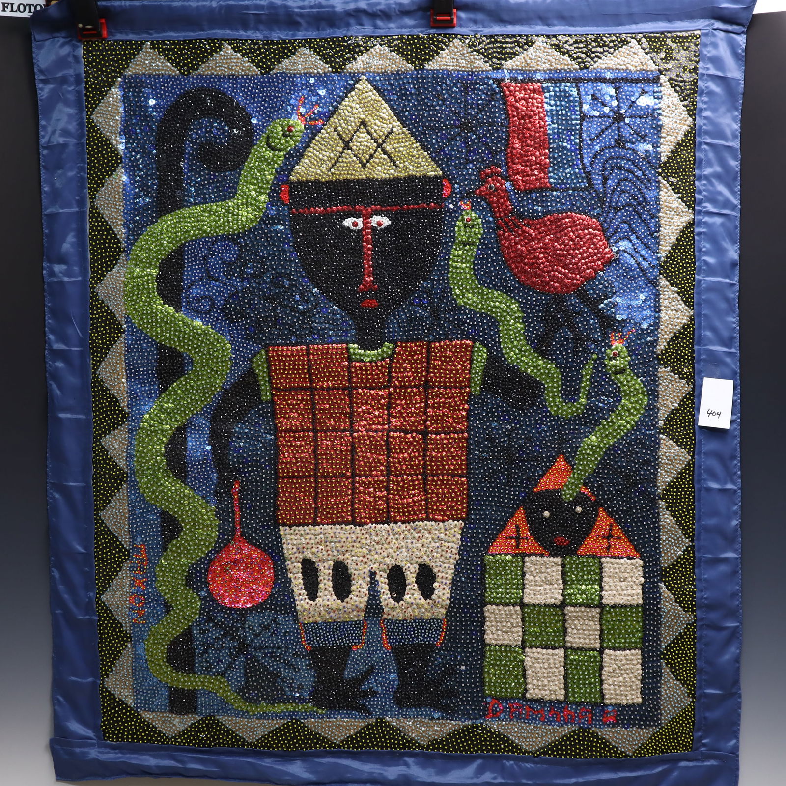 Sequined Tribal Tapestry (1 of 2)