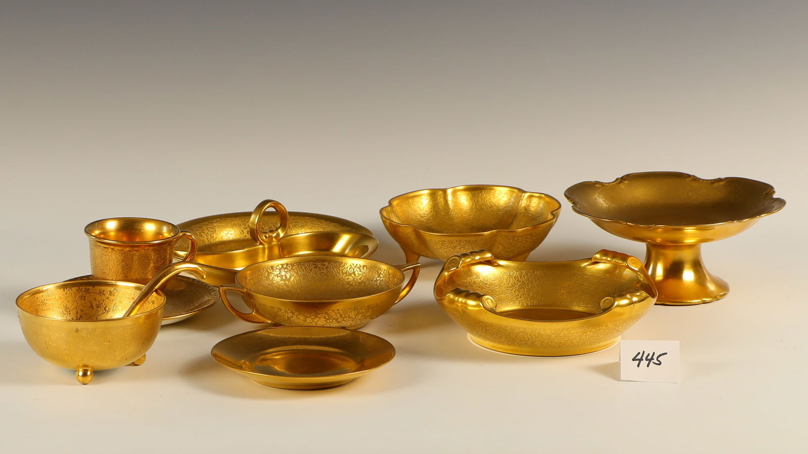 Lot of  Pickard Gold China (1 of 3)