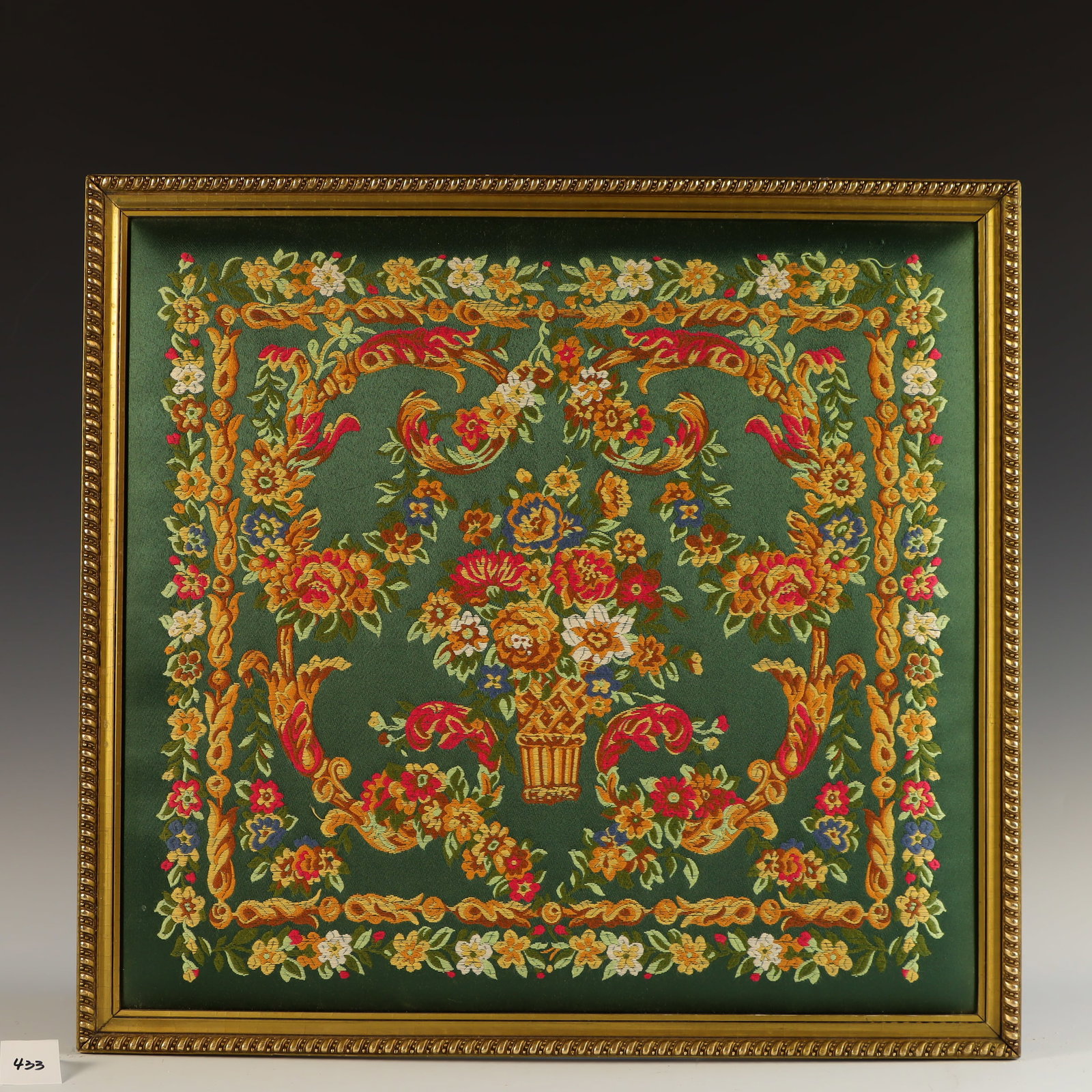 Dujour Collection Paris embroidered Panel Art: Dujour Collection Paris embroidered Panel Art, size 20X21.5 inches, it appears to be wood frame and plaster materials