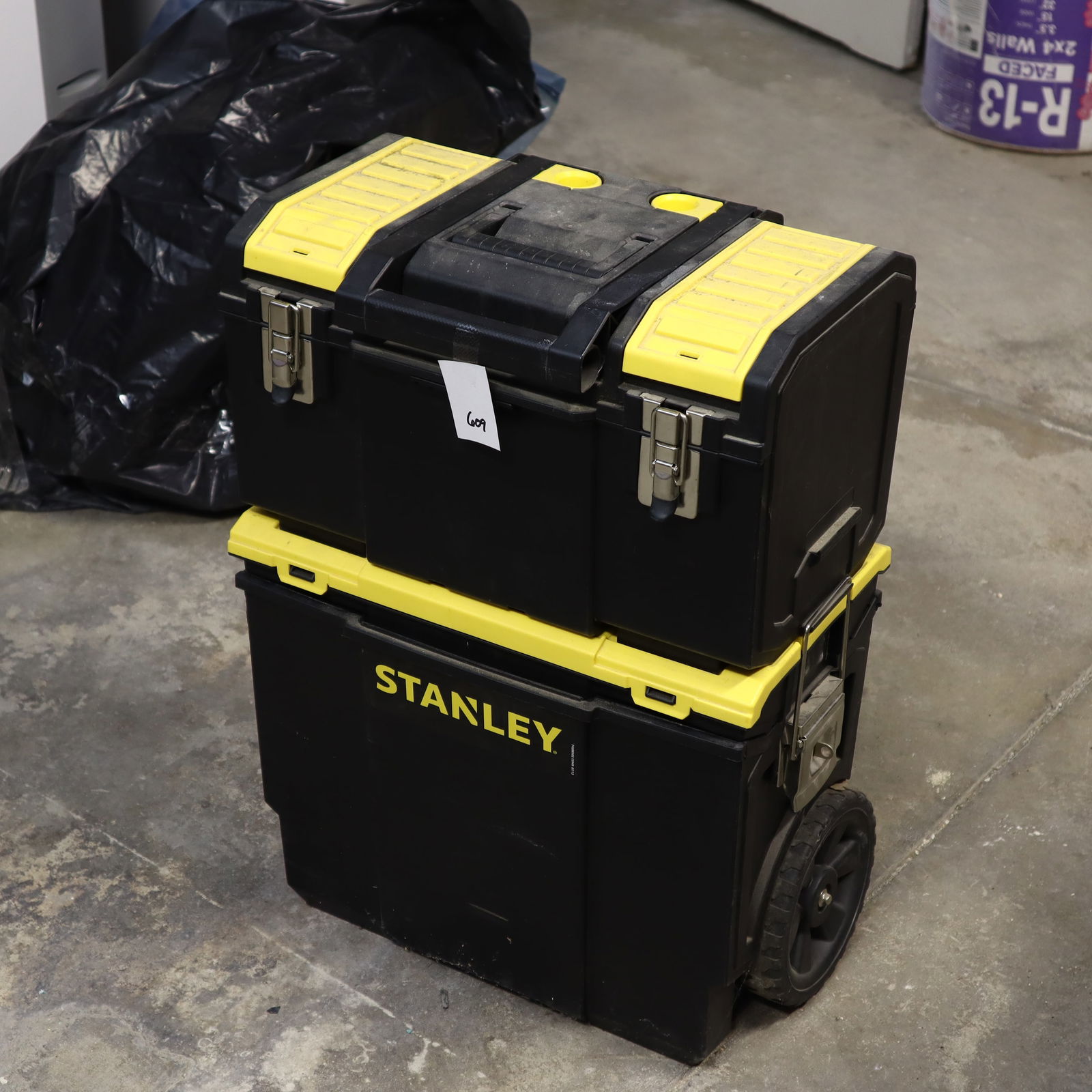 Stanley Tool Box On Wheels And Tool Contents Auction