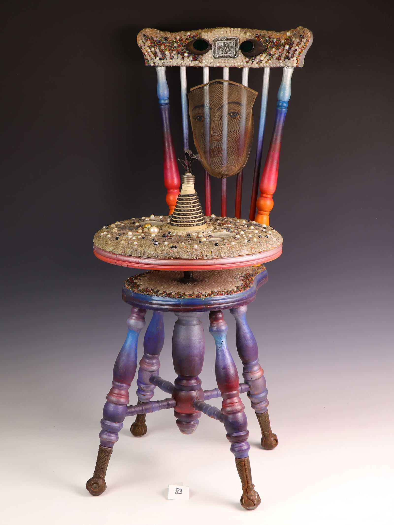 Art Antique Chair Sculpture by Janet Sullivan Turner (1 of 5)