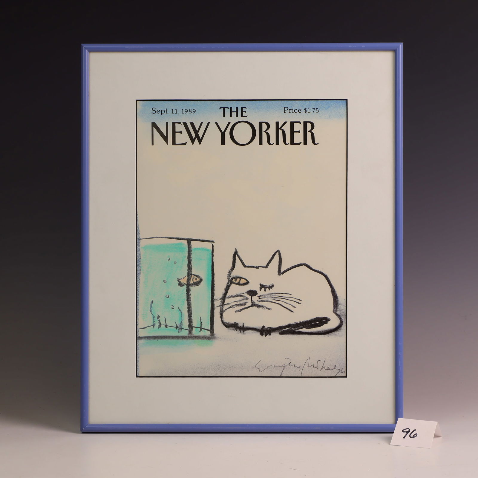 New Yorker Magazine Sept. 11, 1989 Original Cover Art Print (1 of 1)