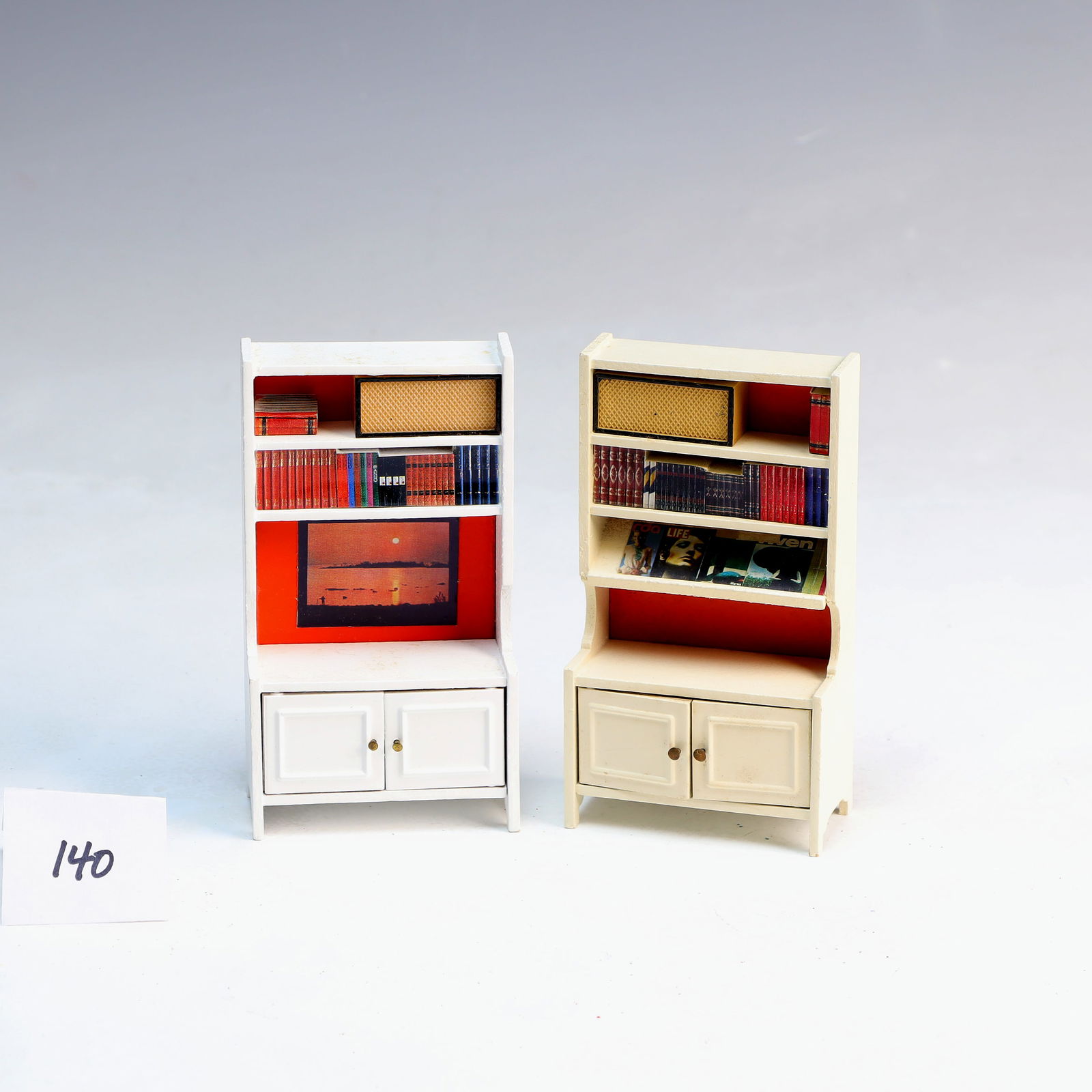 Two Doll House Shelving units (1 of 3)