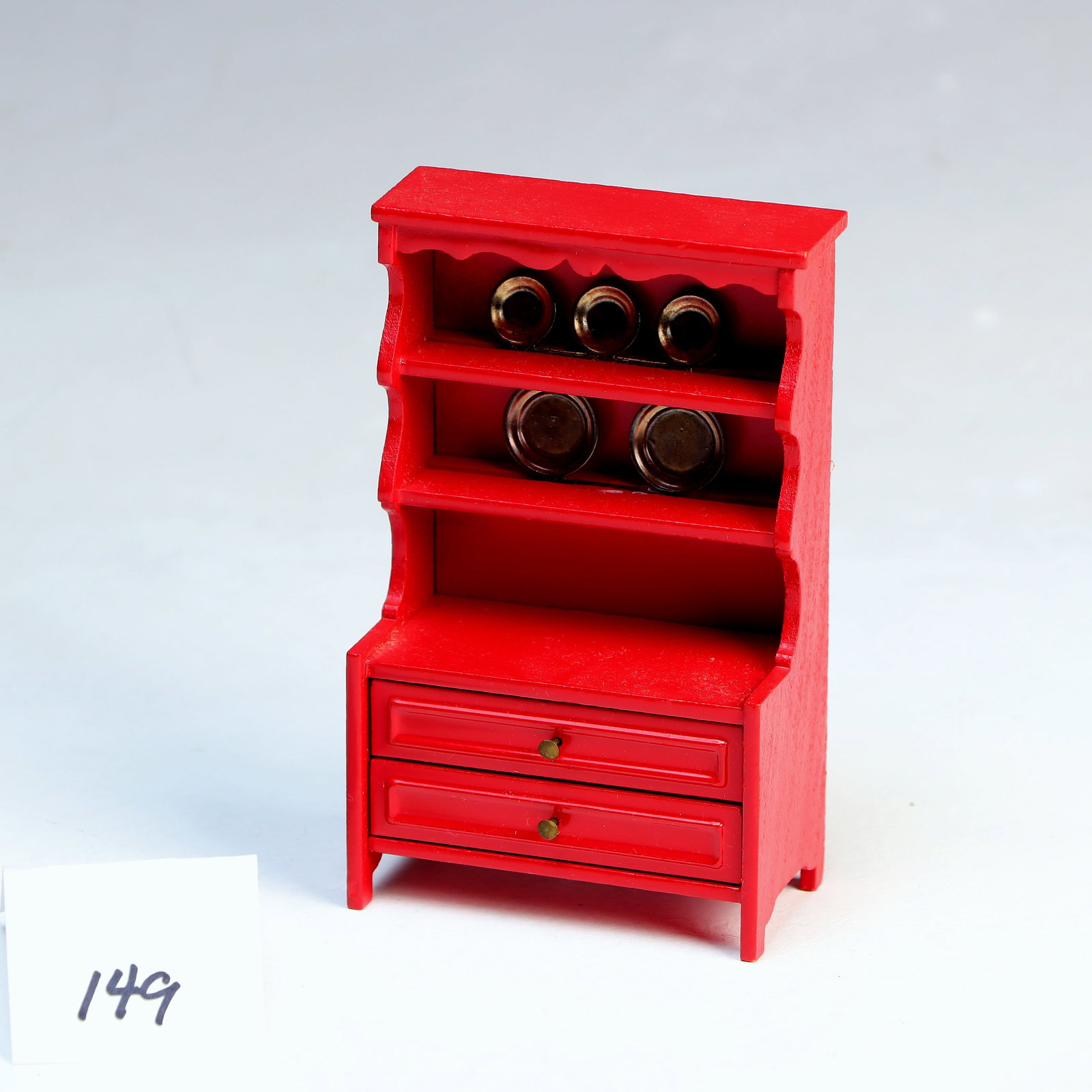 Vintage German doll house china display cabinet (1 of 3)