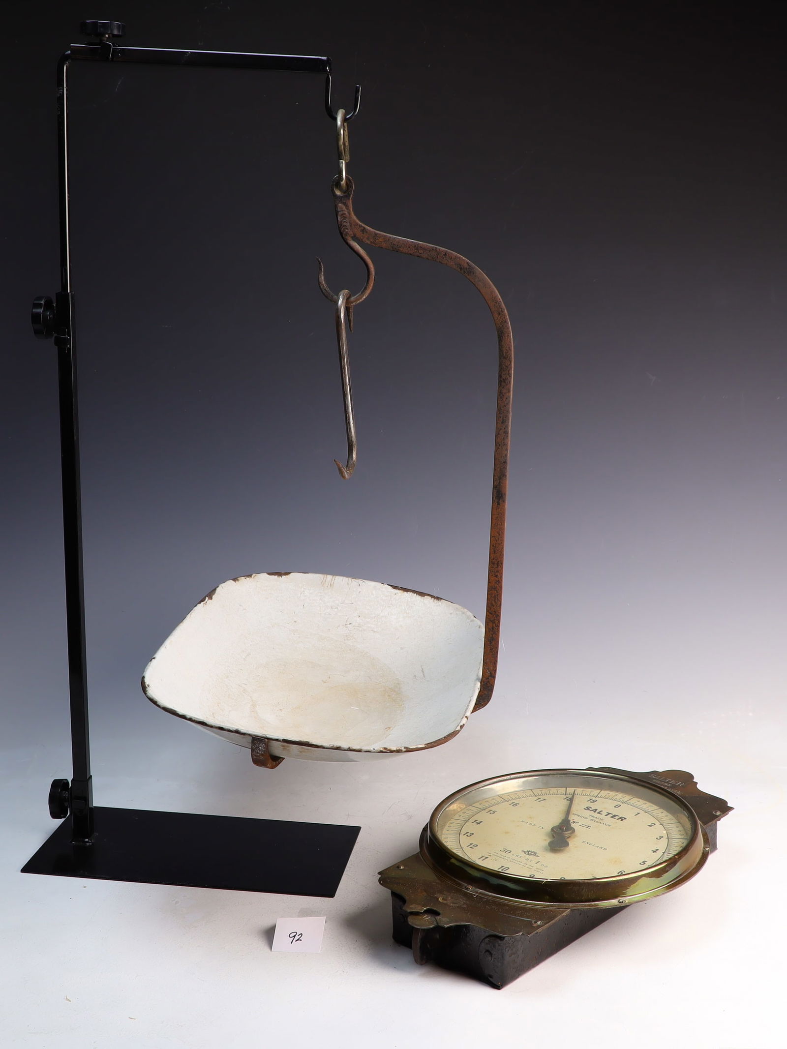 Antique Salters Trade Spring Balance Scale No. 77T (1 of 4)