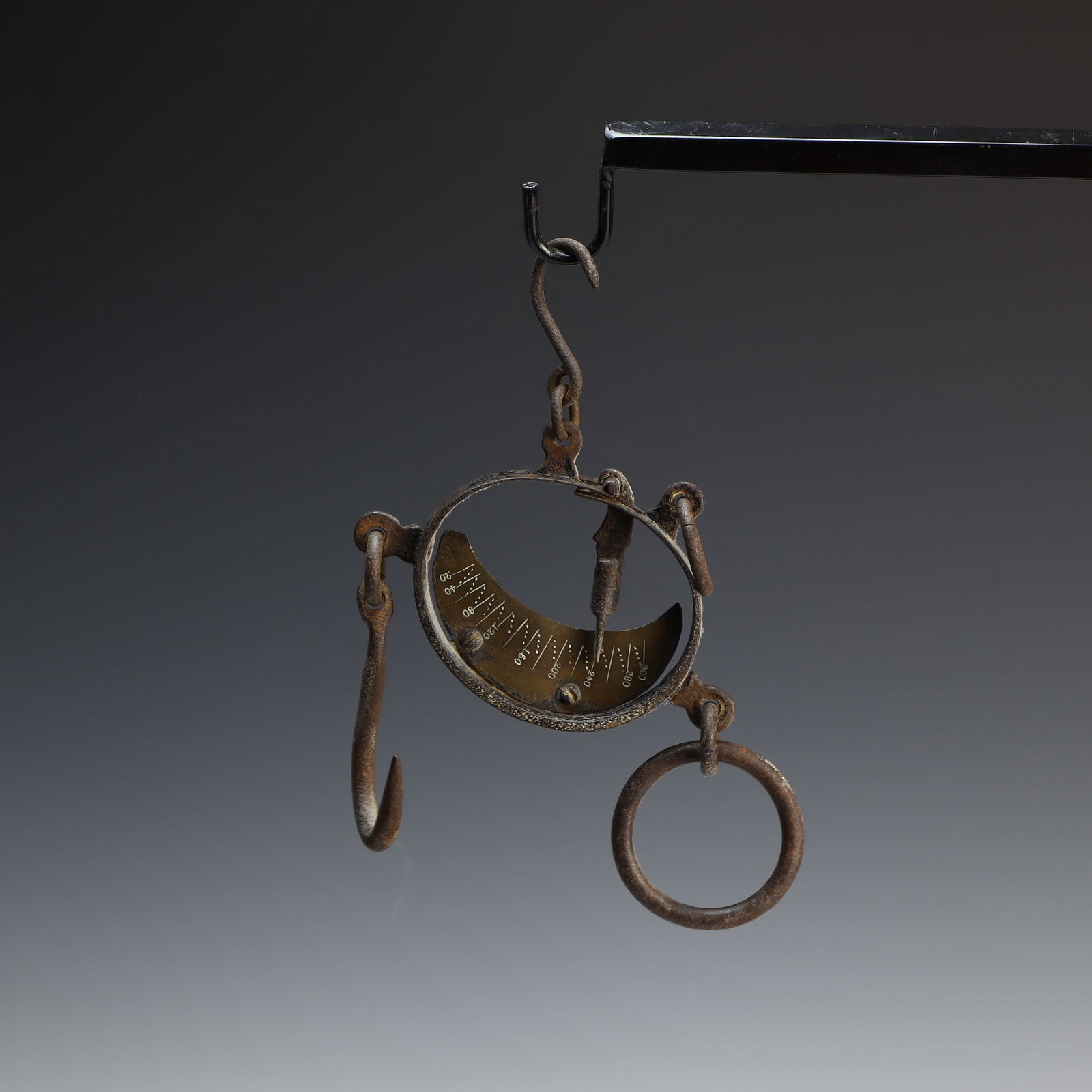 Antique iron and brass scale (1 of 2)