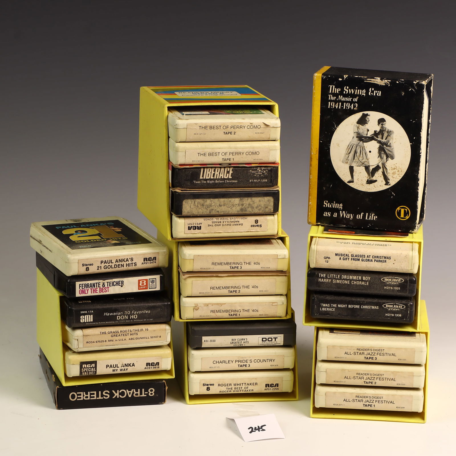 Vintage 8 track tapes lot (1 of 1)