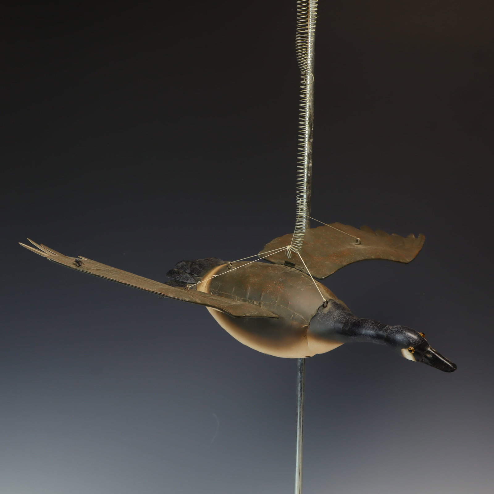 Canadian goose tin decoy: Canadian goose tin decoy 15X23 inches
