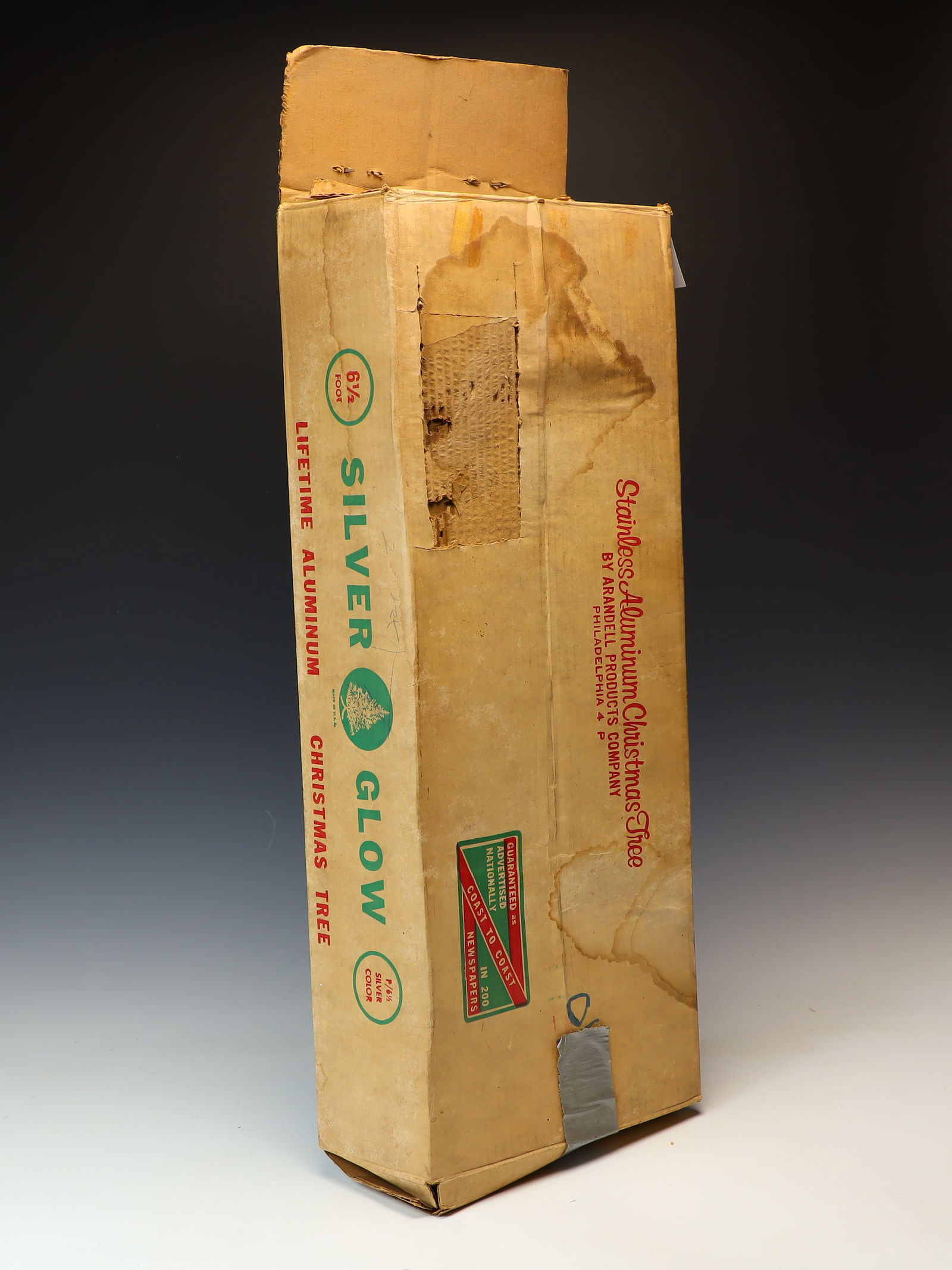 Vintage Silver Glow Stainless Aluminum Christmas tree (1 of 2)