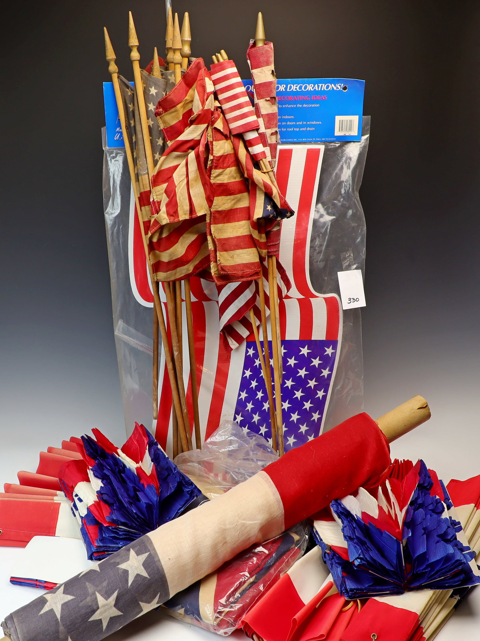 Lot of USA flags: Lot of USA flags