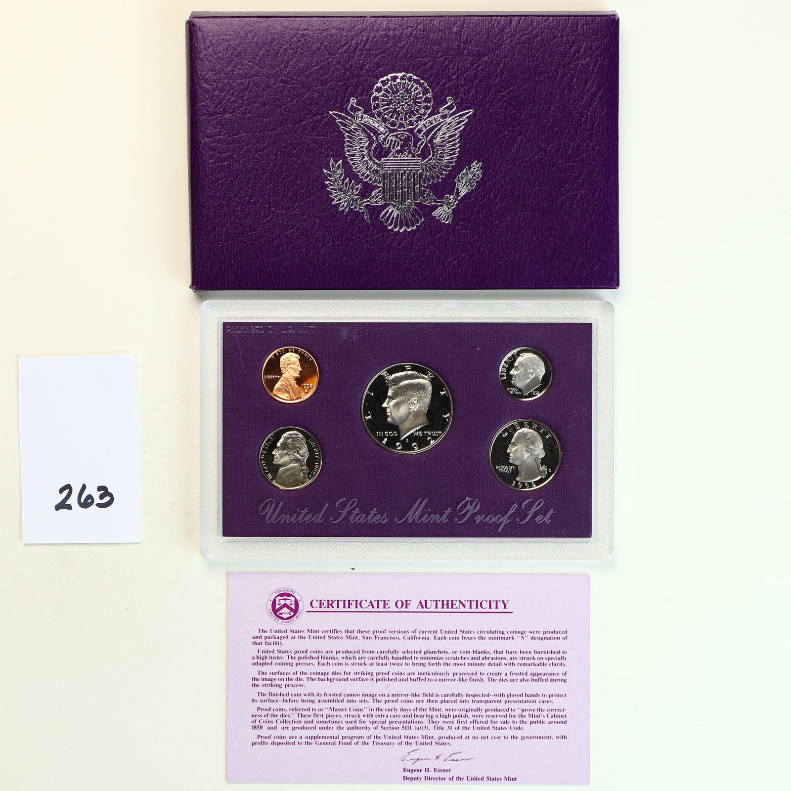 United States Mint 1992 Proof Set (1 of 4)