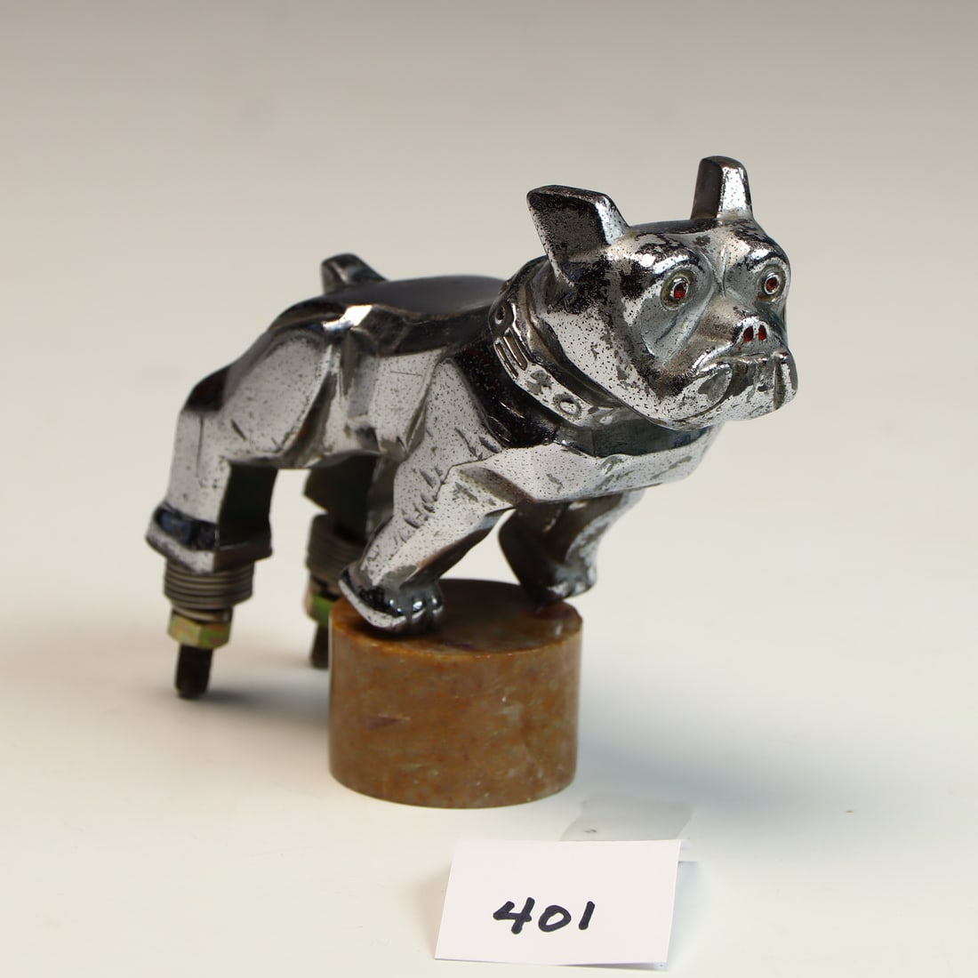Vintage Mack Truck Bull dog hood ornament: Vintage Mack Truck Bull dog hood ornament, good condition, marked Mack. 6 inches long, 5 inches tall