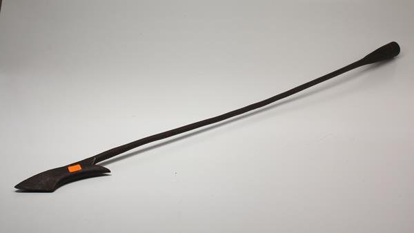 Antique 19th Century Whaling Wrought Iron Harpoon: toggle head whale spear harpoon 37 1/2 in. longNo markings on either harpoon, just a note from the current owner which we have pictured. They were purchased in 1920 from a whaling family in Sag Harbor