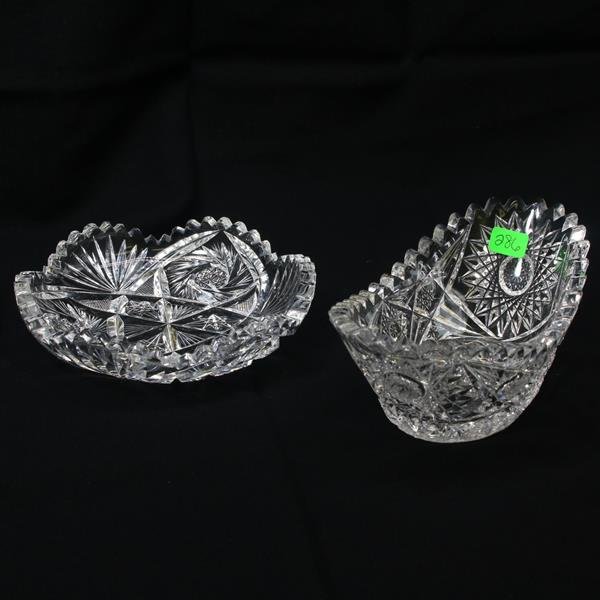 2 pc ABP American Brilliant Period Cut Glass (1 of 1)