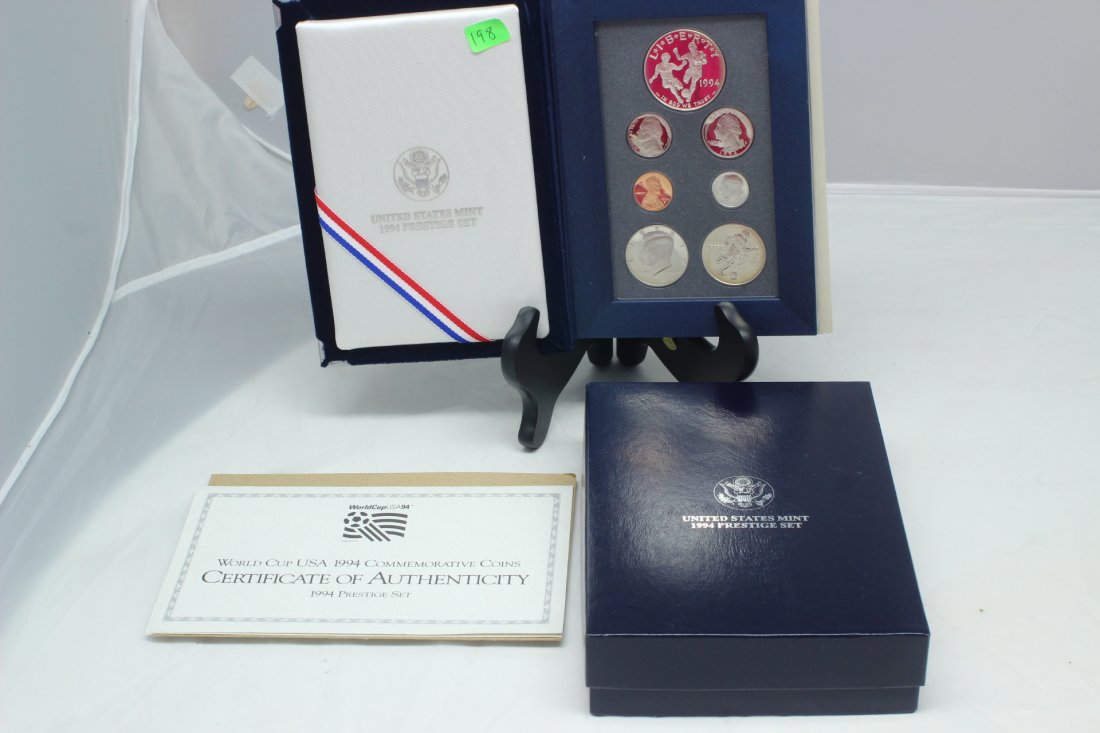 1994 US Mint Prestige Set World Cup USA Silver Dollar & (1 of 1)