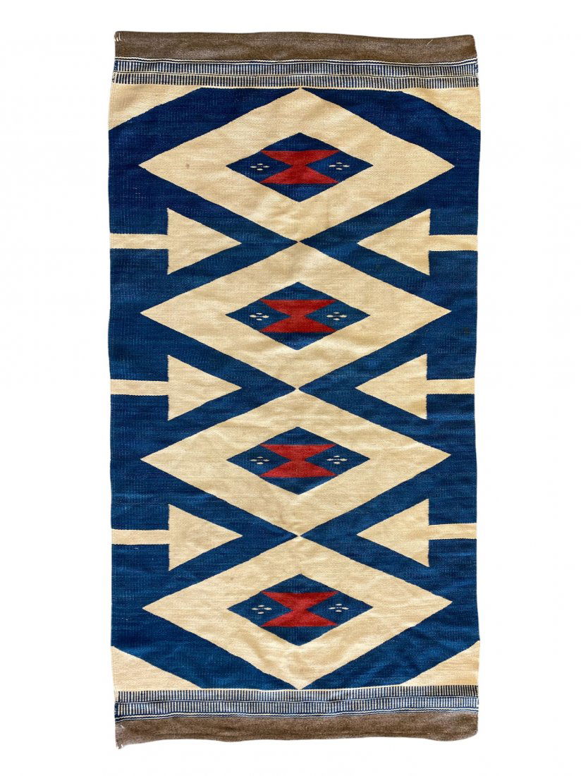 Rare Antique Fine Mexican Weave Blanket-Tapestry (1 of 4)