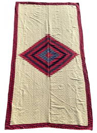 Rare Antique Mexican Saltillo Sarapes Blanket