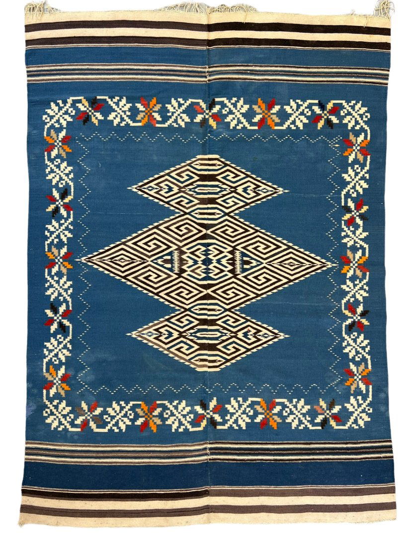 Antique Texcoco, Mexican Blanket (1 of 5)