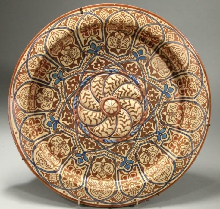 Hispano Moresque Copper Lustre Bowl. (1 of 7)