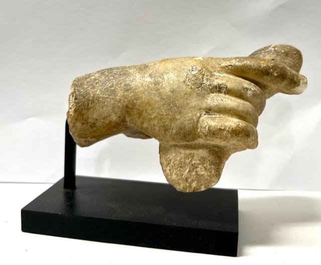 Roman marble hand of a statue. (1 of 4)