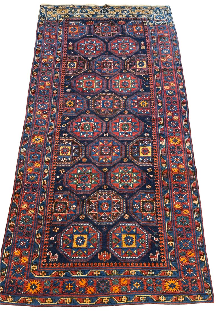Antique Shriven Long Rug Late 19th Century (1 of 4)