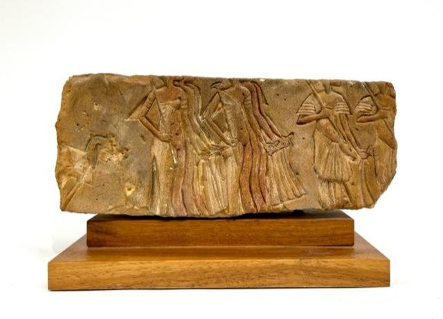 Egyptian Amarna Limestone Relief Panel (1 of 10)