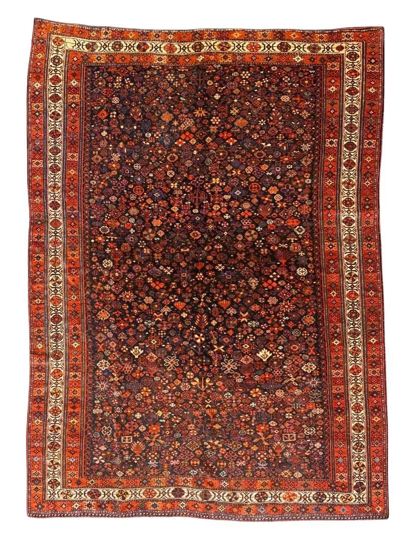 Antique Persian Khamseh Large Rug (1 of 3)