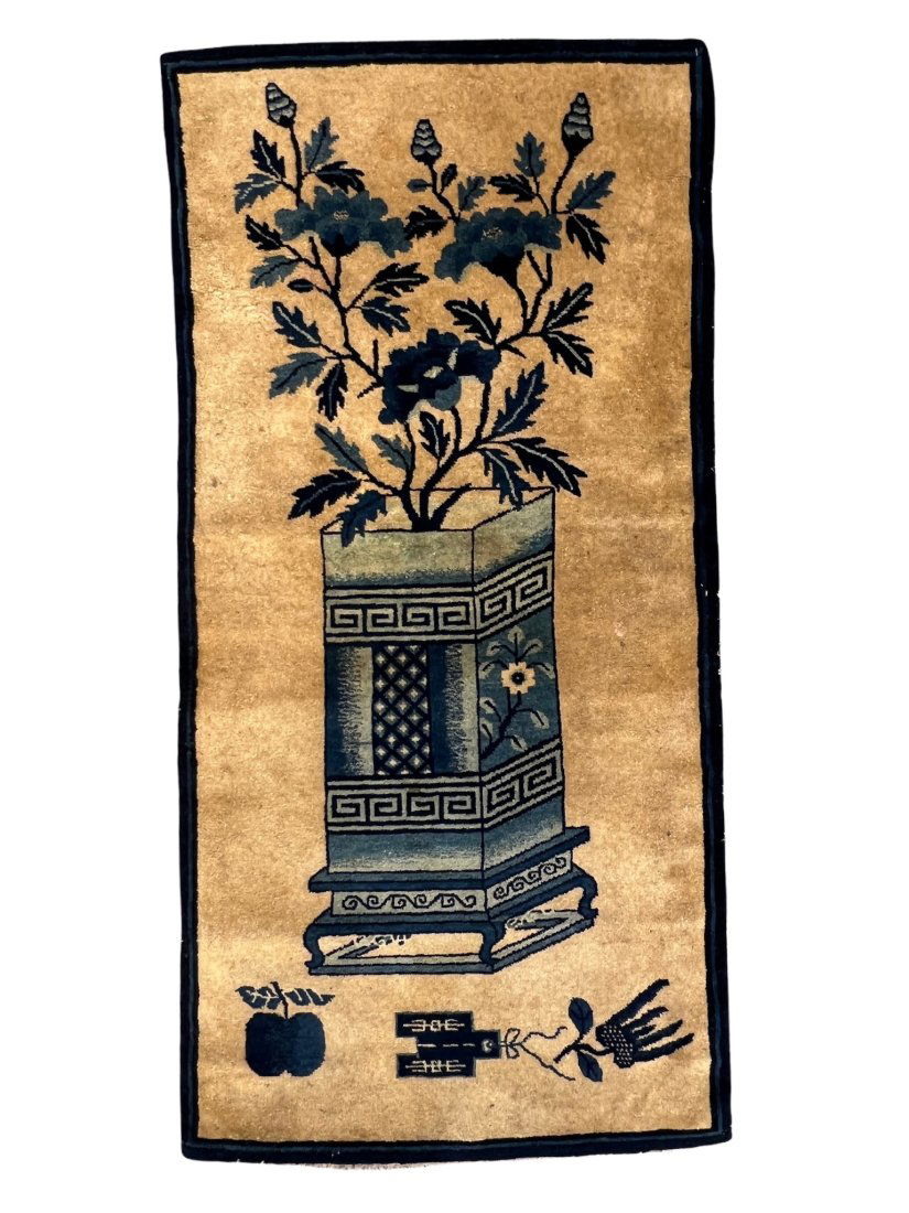 Antique Chinese Rug circa 1920 (1 of 6)