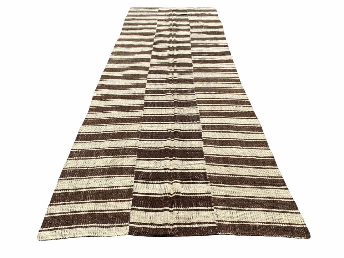 Antique And Fine Rare Hopi Completed Blanket Woven In Three Panels Late 19th Century (1 of 9)