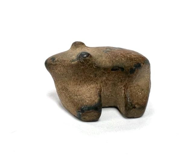 Egyptian Bronze Frog Weight. (1 of 4)