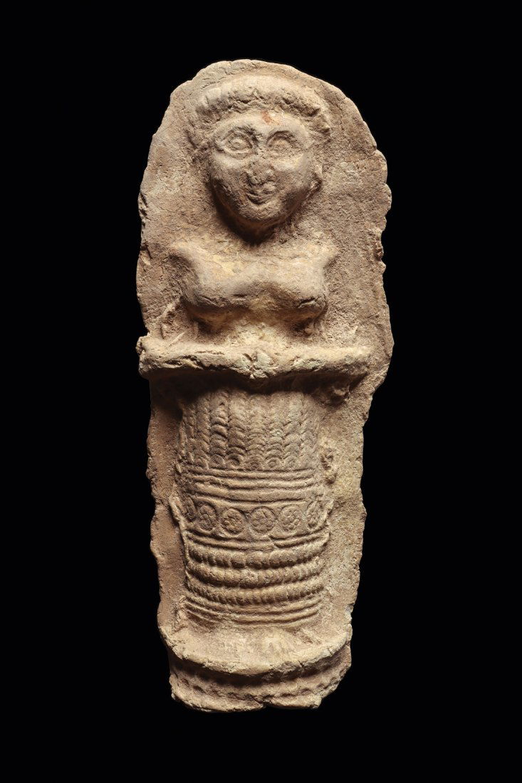 Ancient  Near Eastern Molded Pottery Astarte. (1 of 4)