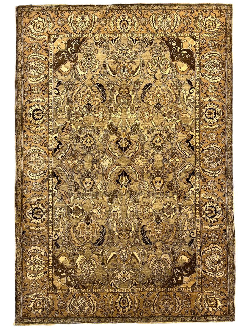 Extremely Fine Antique Indian Agra Rug With Polonaise Design Last Quarter 19th Century (1 of 6)