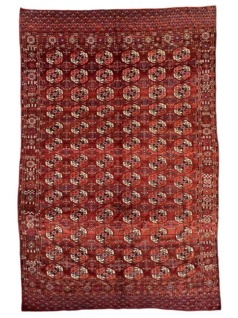 Antique Turkmen Tekke main carpet Late 19th Century (1 of 8)