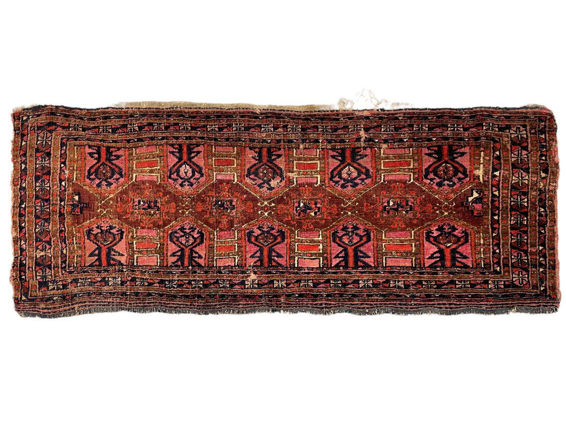 Antique Saryk Torba Silk and Wool, Silk & Cotton on Wool Foundation Circa 1880 (1 of 5)