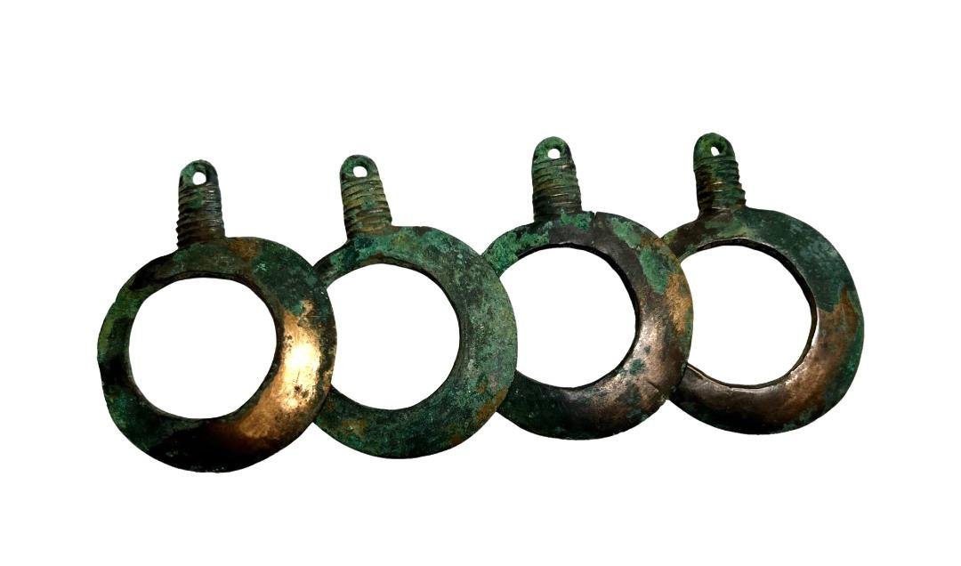 4 Ancient Roman bronze tools (1 of 2)