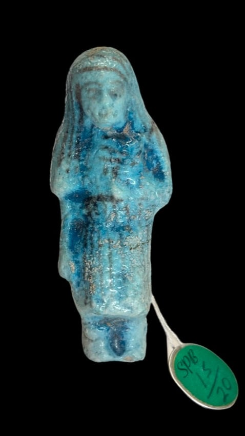 Egyptian Faience Overseer Ushabti. (1 of 5)
