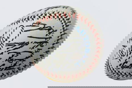 Baseball Hand Written Signatures, Sports Collectibles Memorabilia, Autographed Ball: A Vintage Baseball Ball With Several Handwritten Signatures All Around. Used, Vintage Item With Signs Of Age And Wear. Mlb Autoball Cardinals. We Do Not Authenticate The Item Here For Auction. We