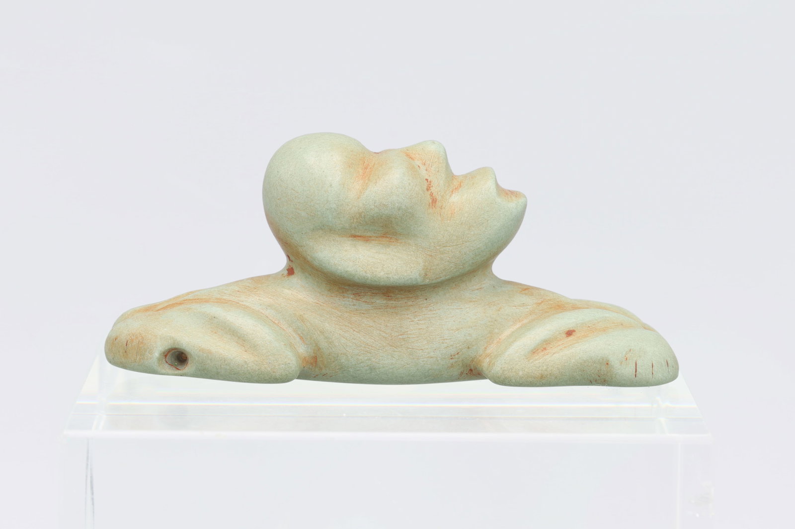 Taino Arawak Carved Stone Idol With Zoomorph Body, A Pendant For Tribal Necklace (1 of 5)