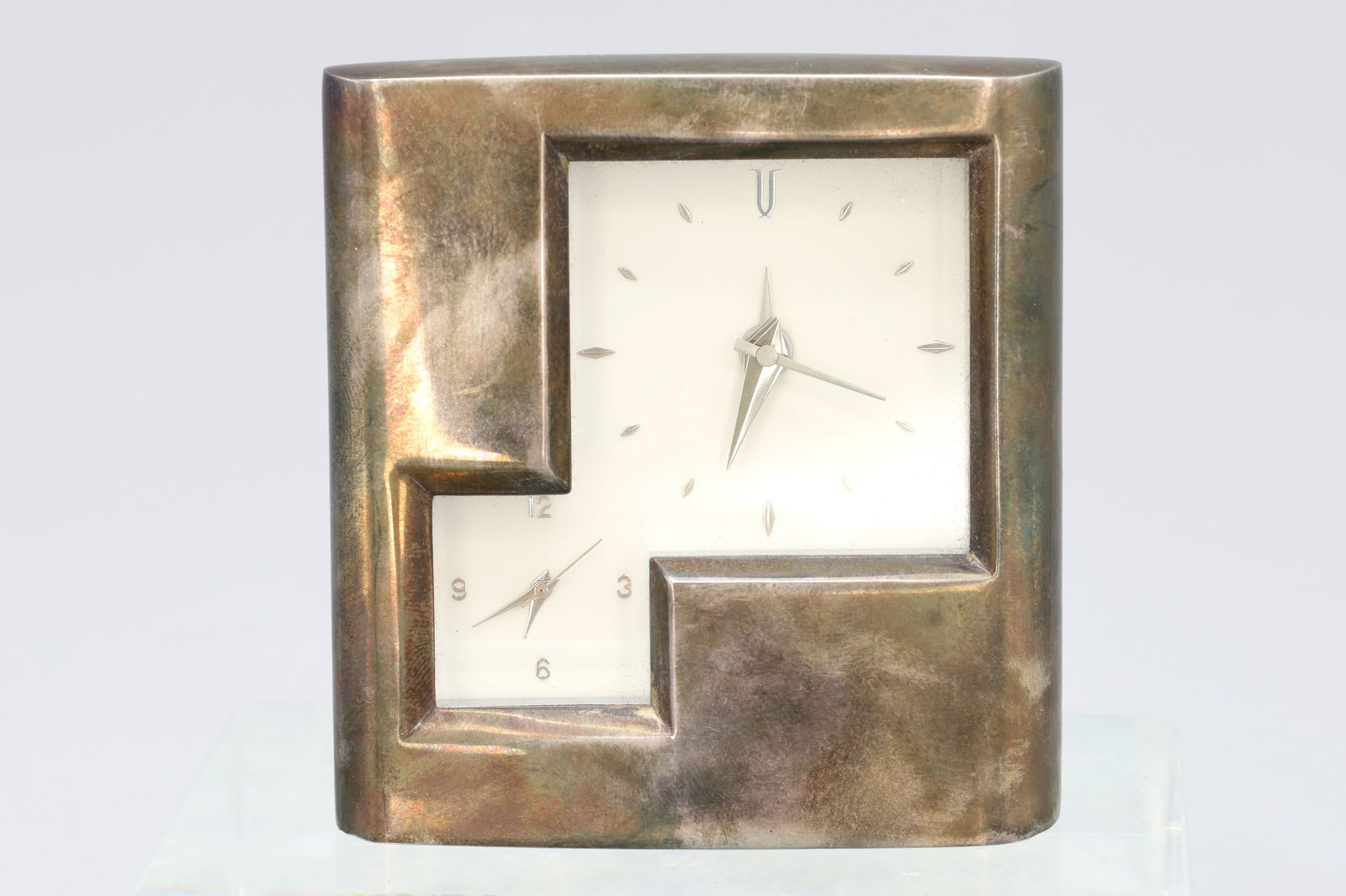 Vintage Desk Alarm Clock, Modernist Design (1 of 5)