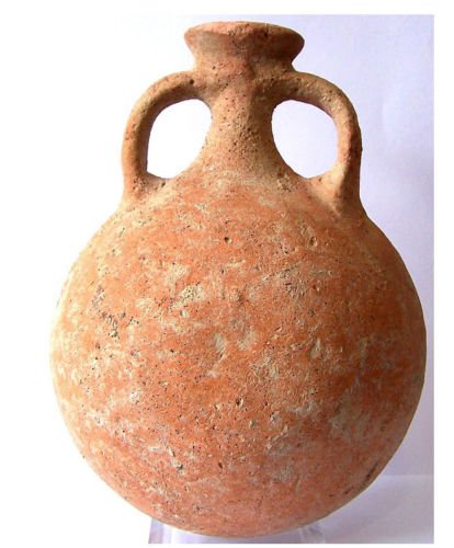 Roman Clay pilgrim flask. (1 of 3)