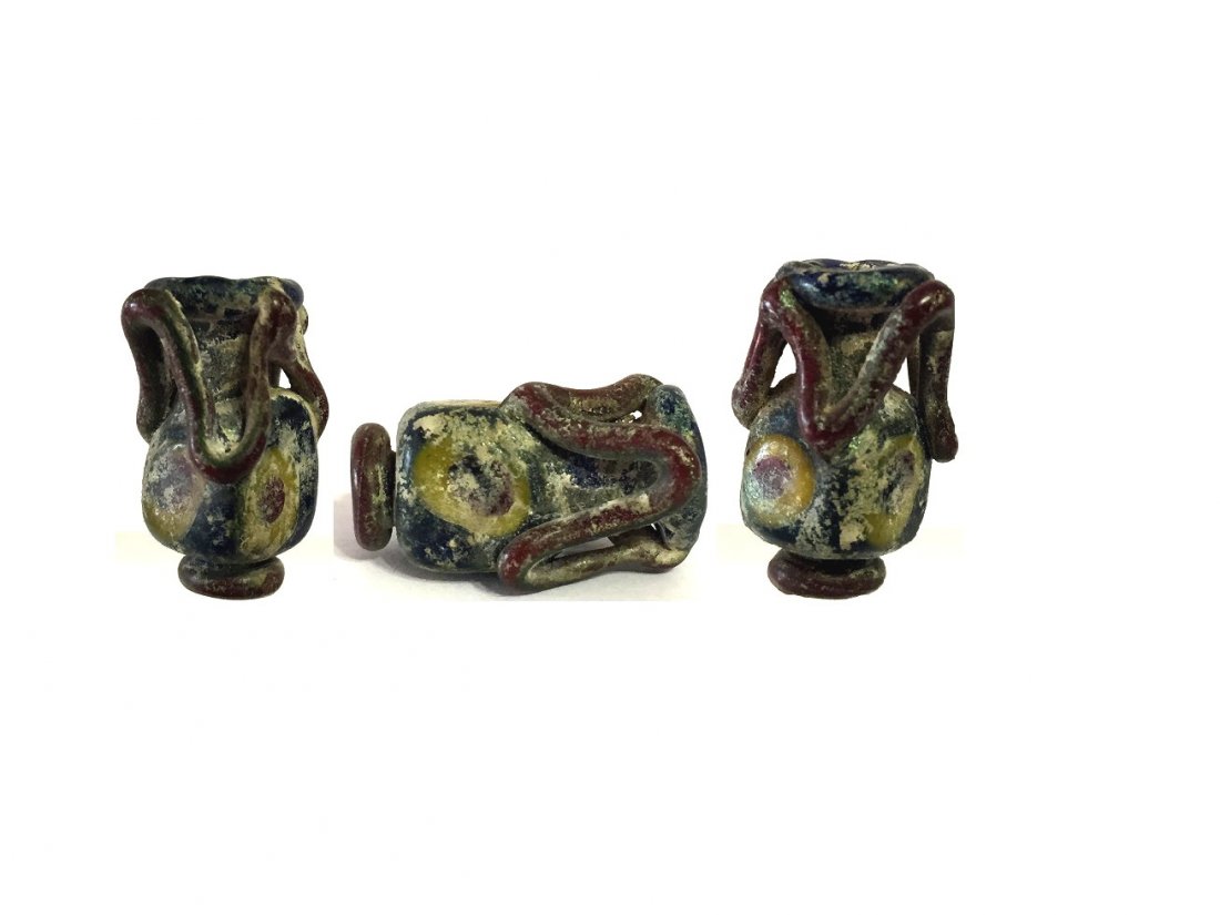 Roman Glass Mosaic miniature Amphora . (1 of 1)